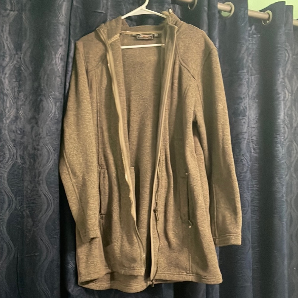 Woolrich Brown Cardigan Sweater Knit Classic